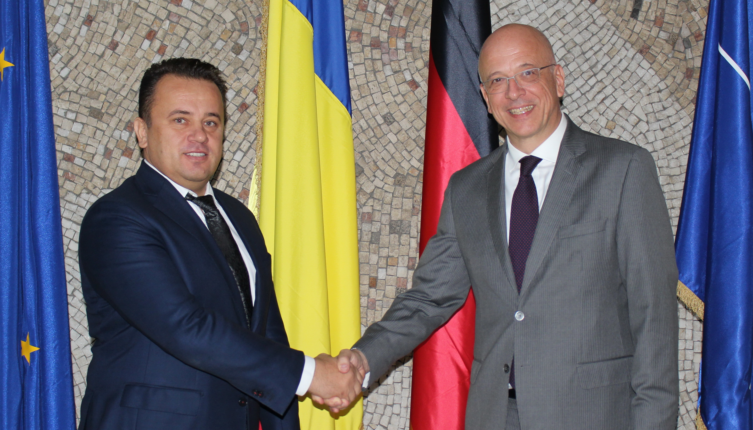 Întâlnire între ministrul Liviu Marian Pop și ambasadorul Germaniei la București, Cord Meier-Klodt